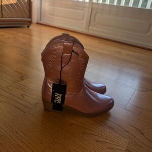 Kids Pink Western Boots Madden NYC